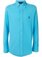 Polo Ralph Lauren Button Down Logo Shirt - Blue