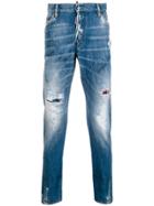Dsquared2 Classic Kenny Distressed Jeans - Blue