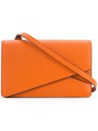 Valextra - 'twist2' Shoulder Bag - Women - Calf Leather - One Size, Yellow/orange, Calf Leather