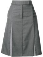 Thom Browne 4-bar Pleated Front Sack Skirt - Grey