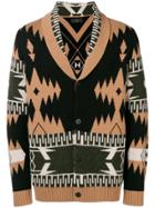 Alanui Ethnic Knitted Cardigan - Brown