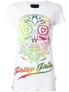 Philipp Plein Tiger T-shirt, Women's, Size: Large, White, Cotton