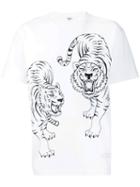 Kenzo Double Tiger Print T-shirt - White