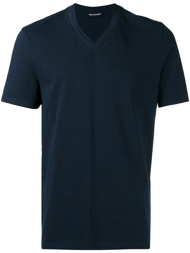 Neil Barrett Double V-neck T-shirt - Blue