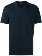 Neil Barrett Double V-neck T-shirt - Blue