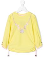 Sunuva - Printed Sweatshirt - Kids - Polyamide/spandex/elastane - 5 Yrs, Yellow/orange