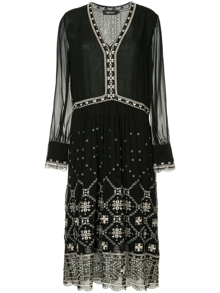 Magali Pascal Bohemian Dress - Black