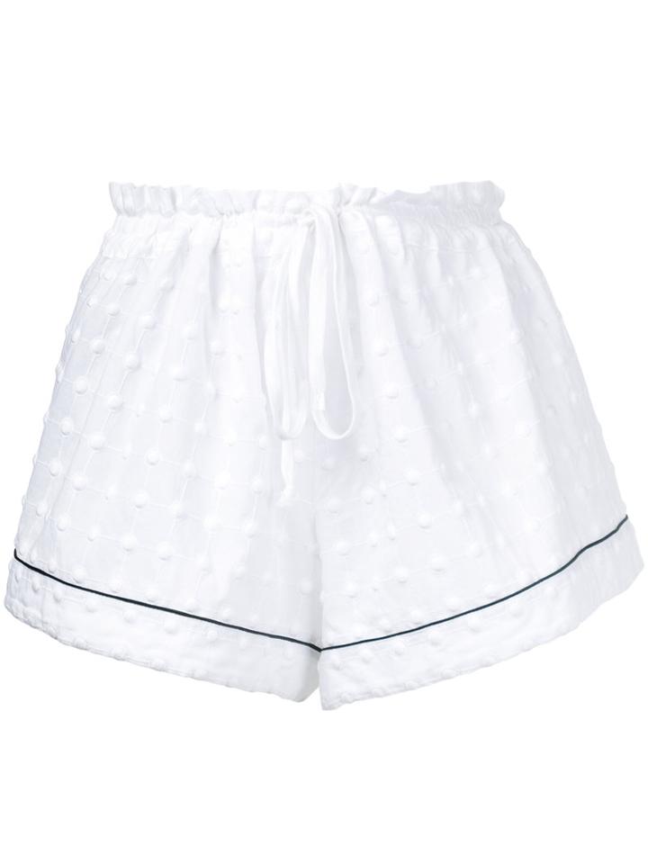 Macgraw - Daybreak Shorts - Women - Cotton - 6, White, Cotton