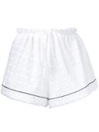 Macgraw - Daybreak Shorts - Women - Cotton - 6, White, Cotton