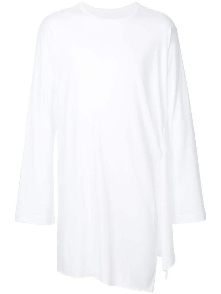 Bed J.w. Ford Asymmetric Long Sleeve T-shirt - White