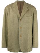 Romeo Gigli Vintage Oversized Blazer, Men's, Size: 48, Brown