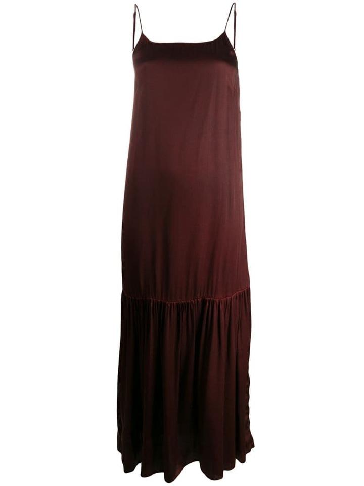Uma Wang Maxi Slip Dress - Red