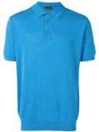 Altea Knitted Polo T-shirt - Blue