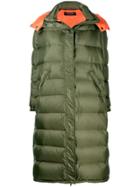 Simonetta Ravizza Long Puffer Coat - Green