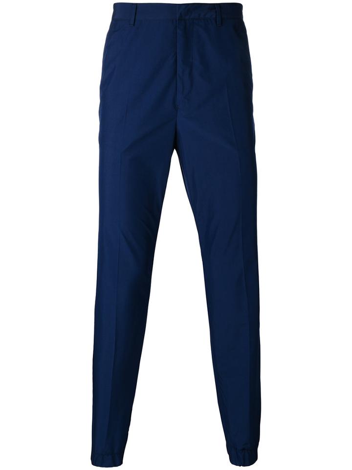 Kenzo - Suit Sweatpants - Men - Cotton/polyester - 48, Blue, Cotton/polyester