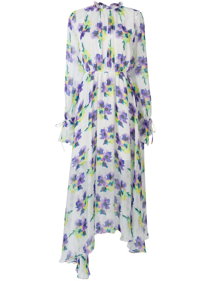 Msgm Long-length Floral Dress - White