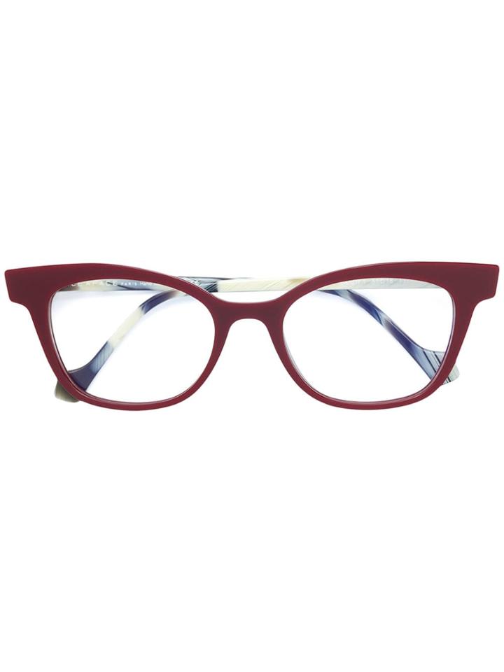 Face À Face Cat-eye Shaped Glasses - Red