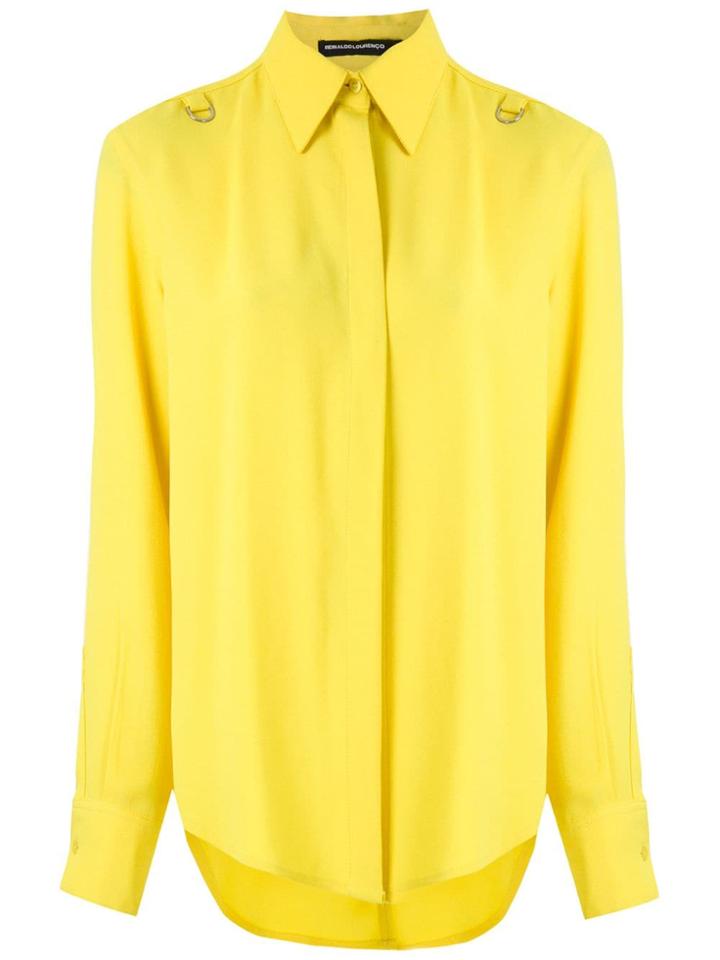 Reinaldo Lourenço Open Back Shirt - Yellow