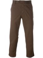 Fay Chino Trousers, Men's, Size: 52, Brown, Cotton/spandex/elastane