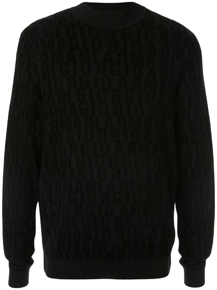 Giorgio Armani Long Sleeved Sweater - Black