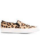 Junya Watanabe Comme Des Garçons Leopard Print Slip-on Sneakers