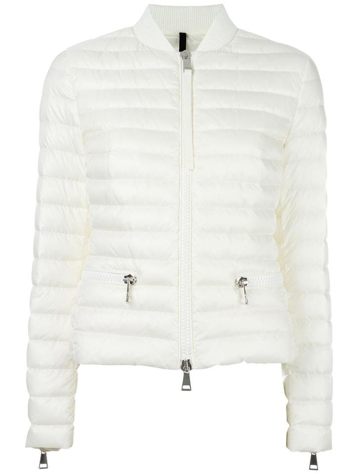 Moncler Blen Jacket, Women's, Size: 3, White, Polyamide/polyester/feather Down