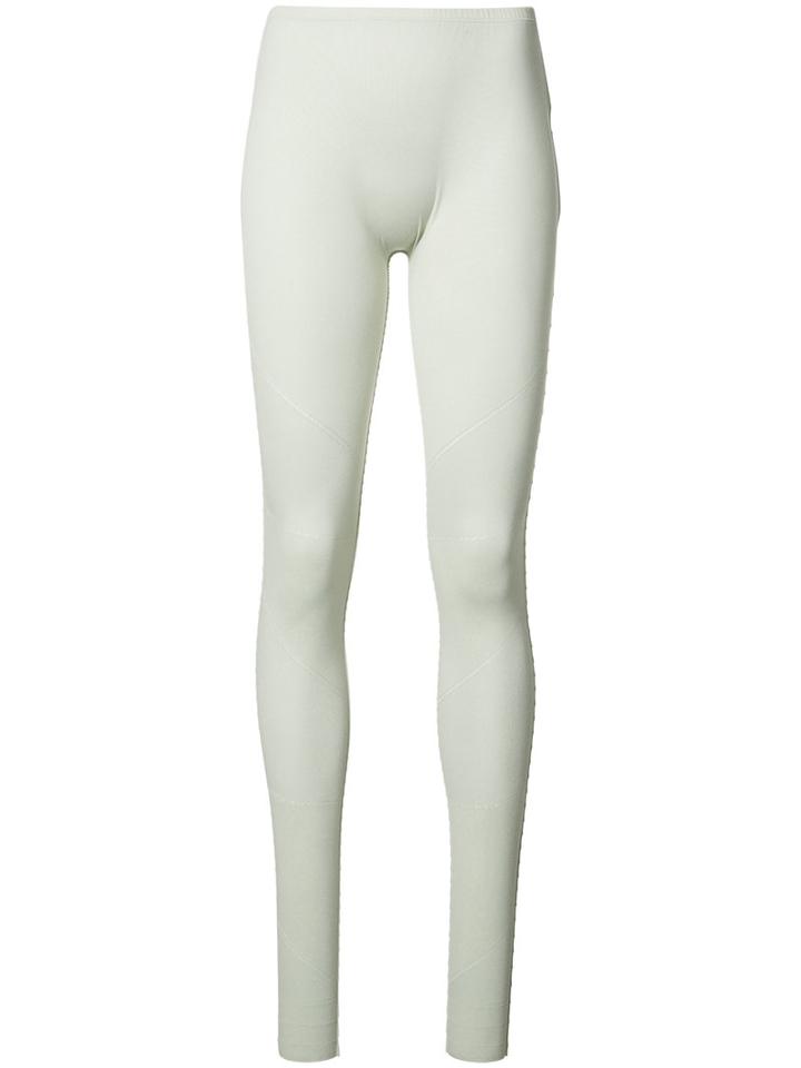 Issey Miyake Seamless Leggings, Women's, Size: 2, Grey, Nylon/polyester/polyurethane