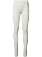 Issey Miyake Seamless Leggings, Women's, Size: 2, Grey, Nylon/polyester/polyurethane