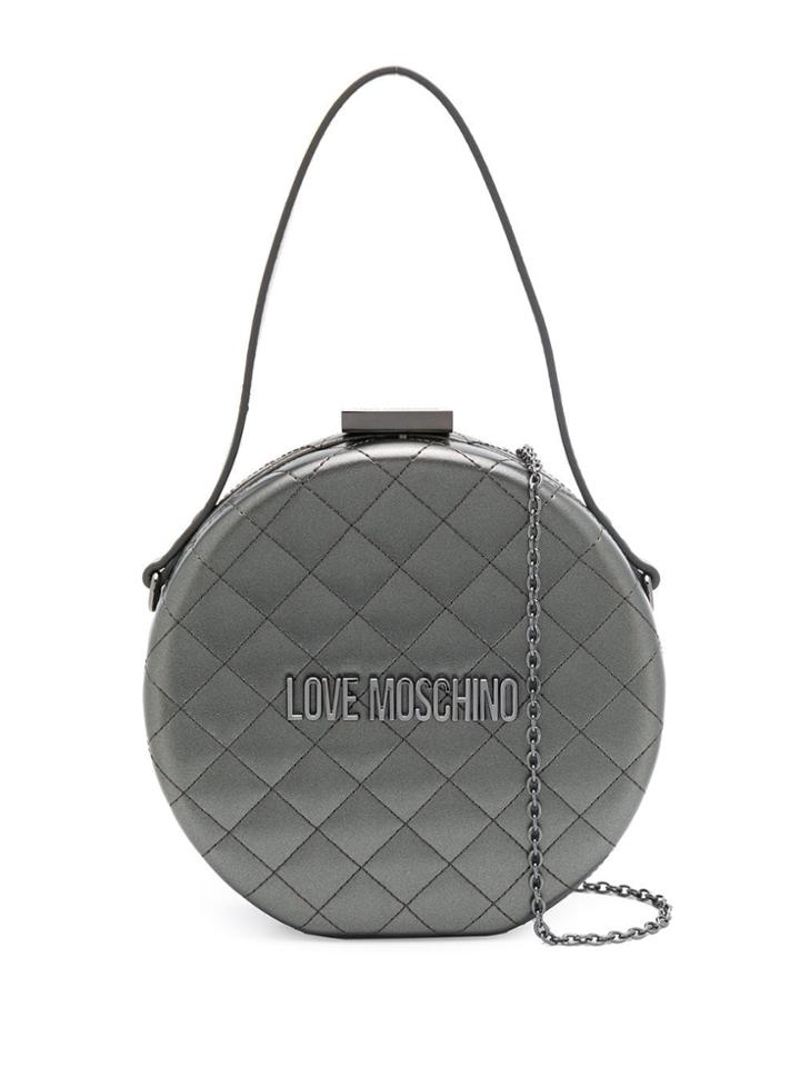 Love Moschino Round Mini Bag - Grey