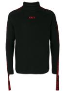 Doublet Knit Roll Neck Jumper - Black