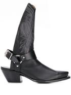 R13 Western Cut-out Boots - Black