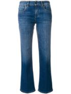 Notify Cropped Faded Jeans - Blue