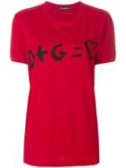 Dolce & Gabbana Logo Print T-shirt - Red