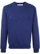 Études 'etoile Etudes Full' Sweatshirt, Men's, Size: Large, Blue, Cotton/polyester