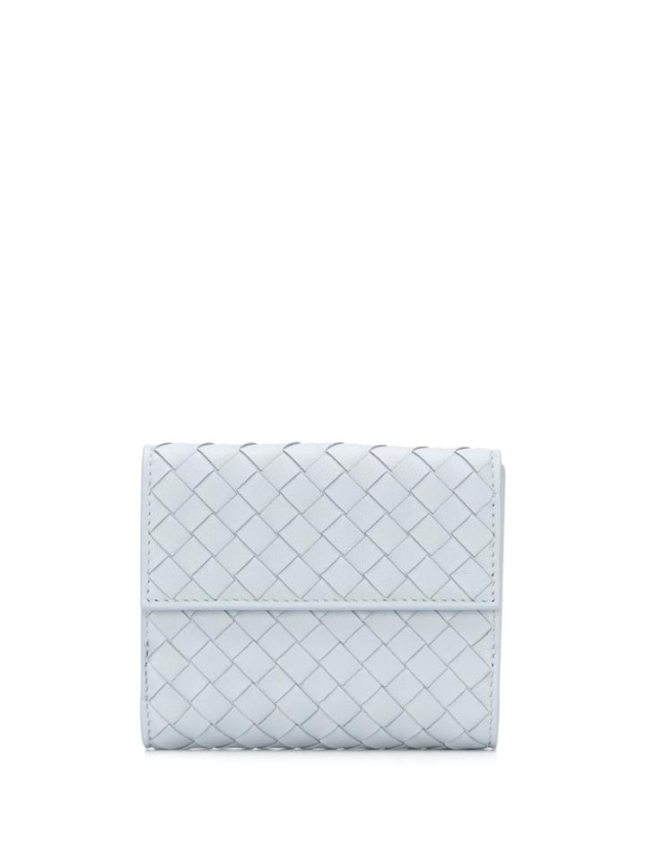 Bottega Veneta Intrecciato Mini Wallet - Blue
