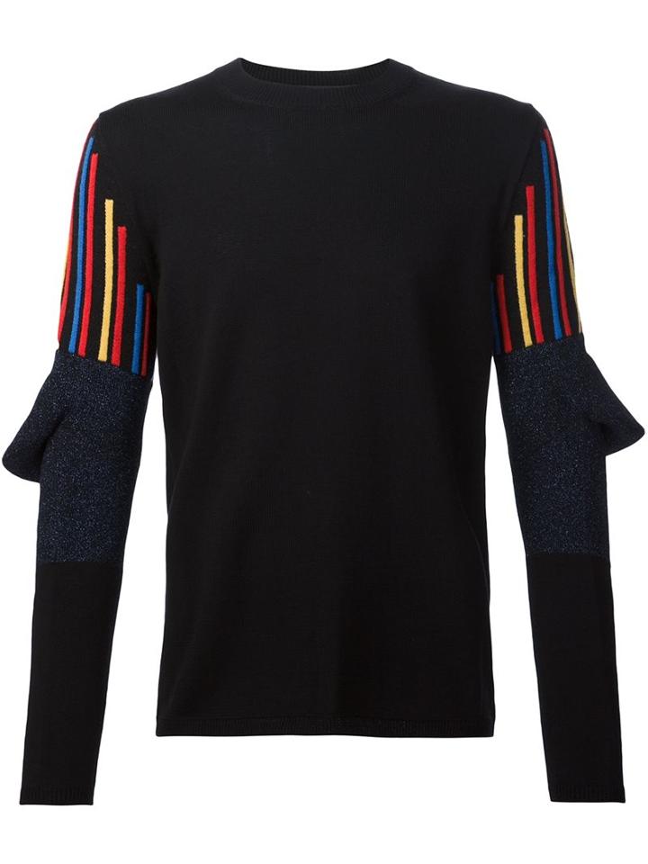 Comme Des Garçons Homme Plus Contrast Knit Jumper