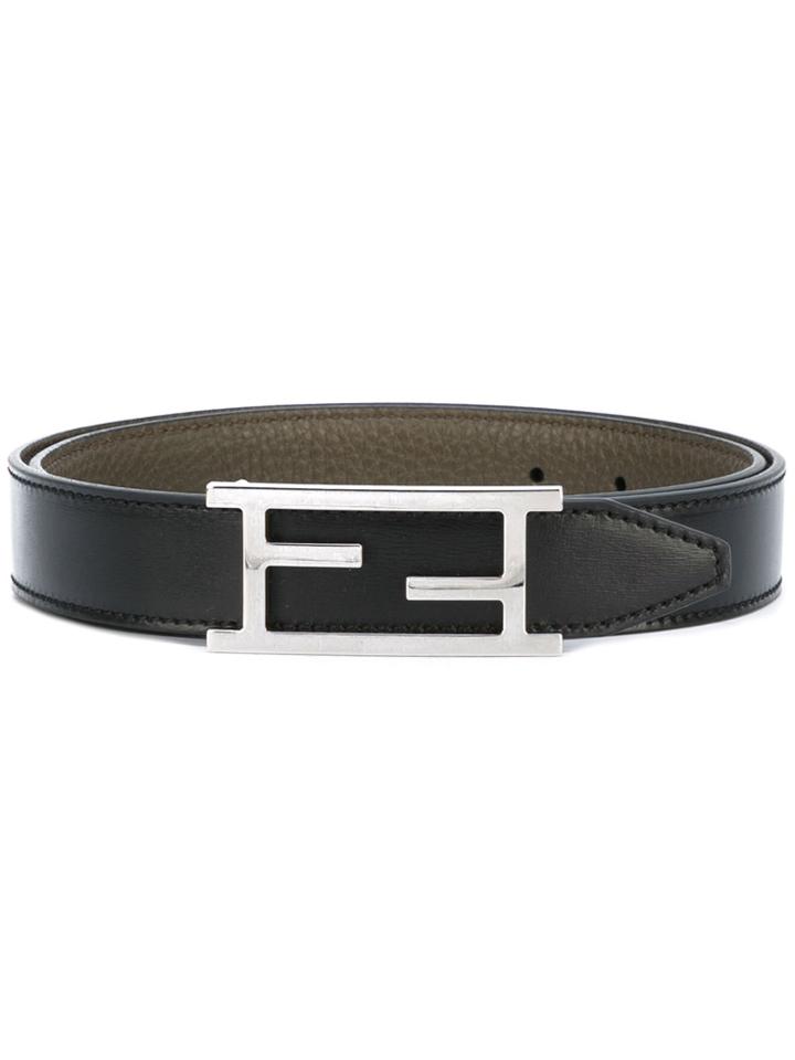 Fendi Logo Belt - Black