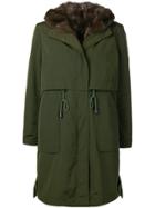 Liska Hooded Coat - Green