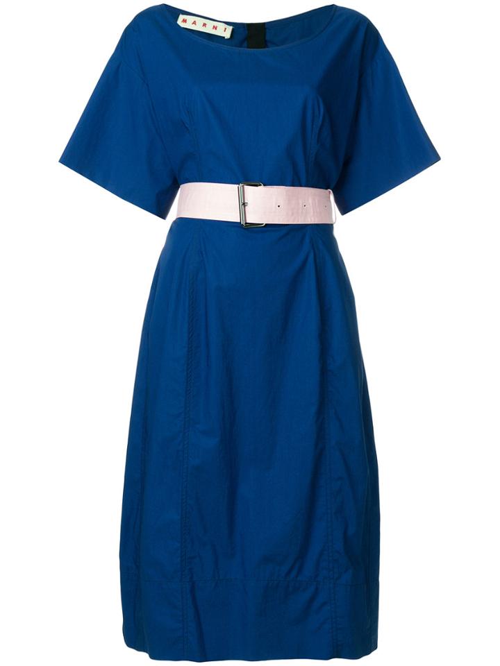 Marni Loose Fit Dress - Blue
