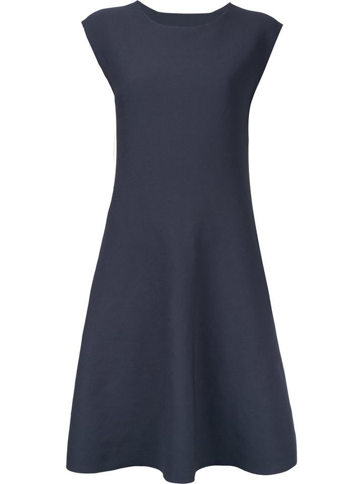 Issey Miyake Cauliflower - Flared Dress - Women - Polyester - One Size, Grey, Polyester