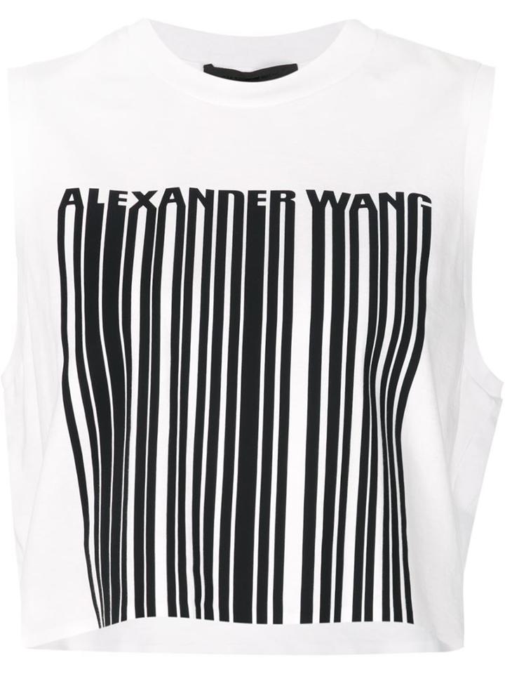 Alexander Wang Welded Barcode Tank Top