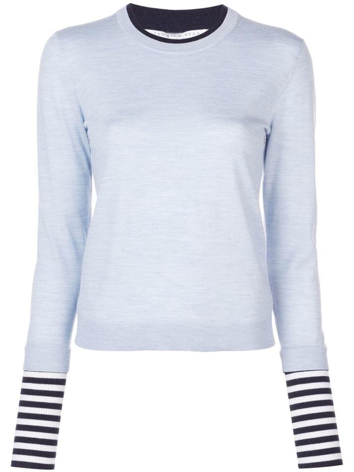 Veronica Beard Crew Neck Sweater - Blue
