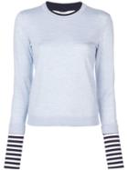 Veronica Beard Crew Neck Sweater - Blue