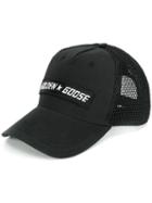 Golden Goose Logo Mesh-panelled Baseball Cap - Black