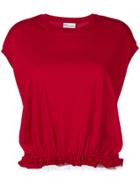 Red Valentino Gathered Layer T-shirt