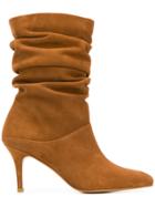 Stuart Weitzman Slouchy Pointed Boots - Brown