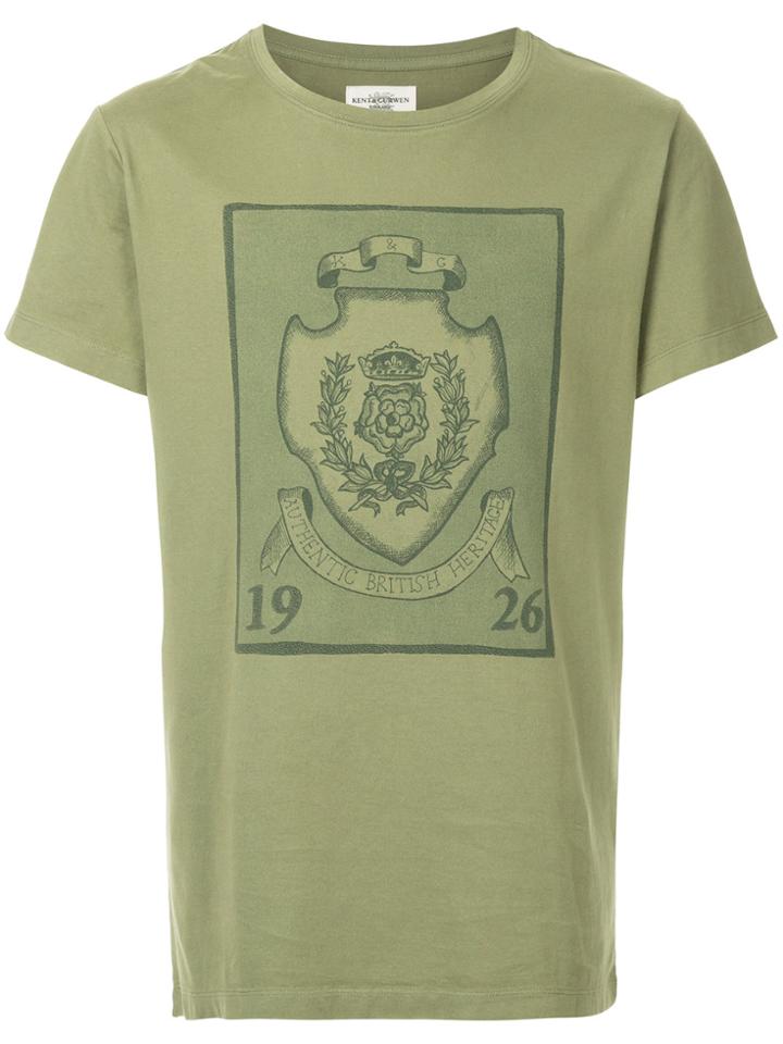 Kent & Curwen Crest Print T-shirt - Green