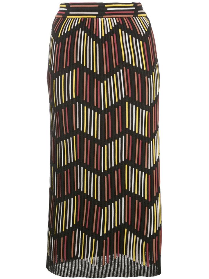 M Missoni High Waisted Pencil Skirt - Black