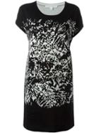 Diane Von Furstenberg Foliage Patterned Knit Dress