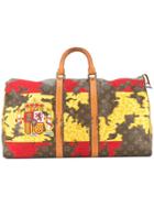 Jay Ahr Spain Flag Vintage Louis Vuitton Keepall - Brown